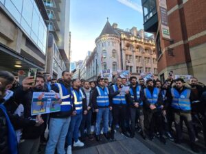 Kurdish Protesters Monitored by Iraqi Consulate During November 2024 Demonstration in Manchester Organized by Dakok