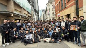 Iraqi Consulate Records Demonstrators in Manchester